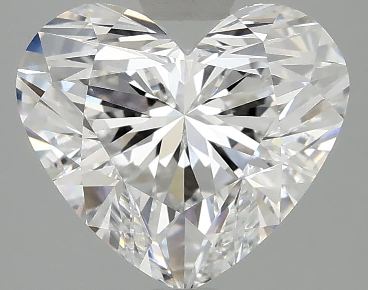 2.96ct | Heart | D | VS1 | Ideal