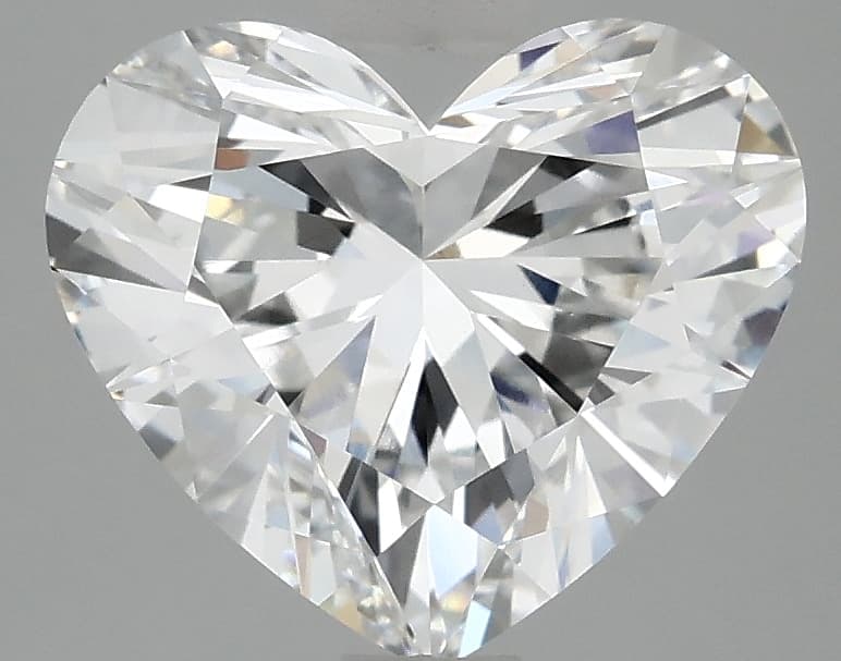 2.96ct | Heart | E | VVS2 | Ideal