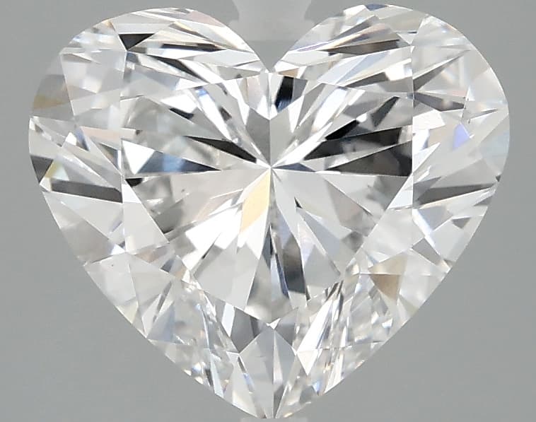 2.96ct | Heart | D | VS1 | Ideal