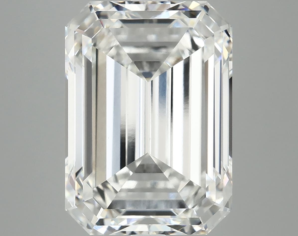 8.26ct | Emerald | F | VVS2 | Ideal