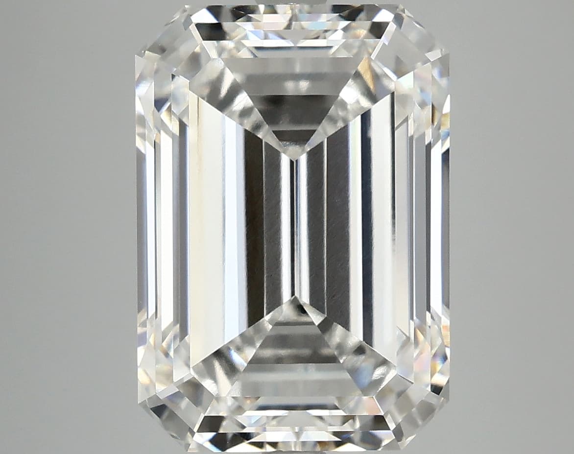 8.26ct | Emerald | F | VVS2 | Ideal