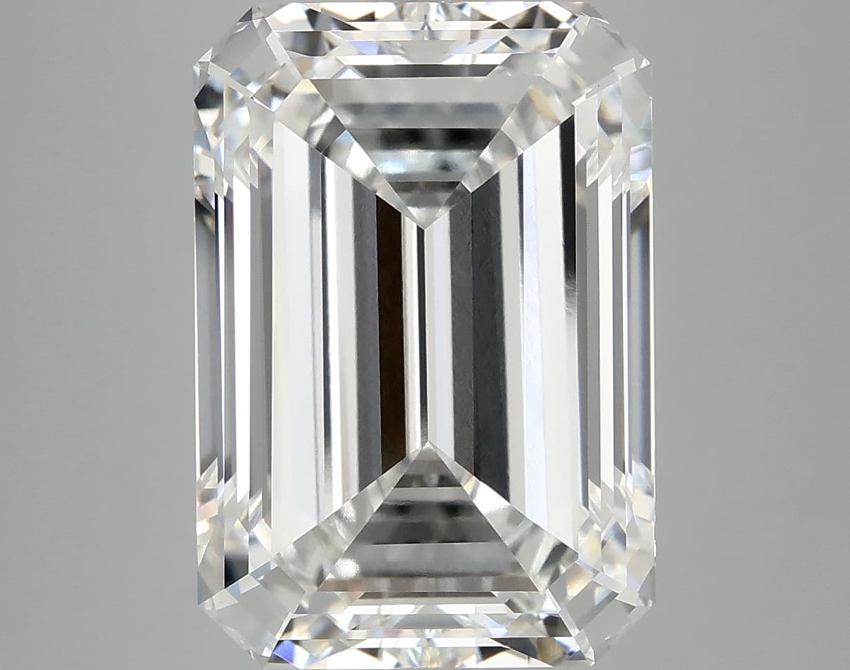 8.66ct | Emerald | F | VVS2 | Ideal