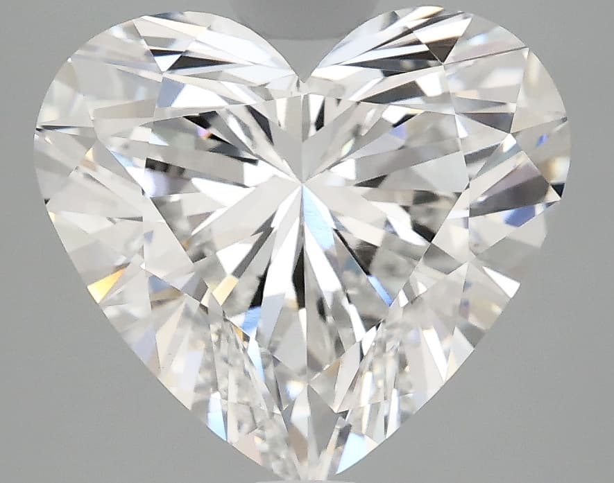 3.86ct | Heart | E | VVS2 | Ideal