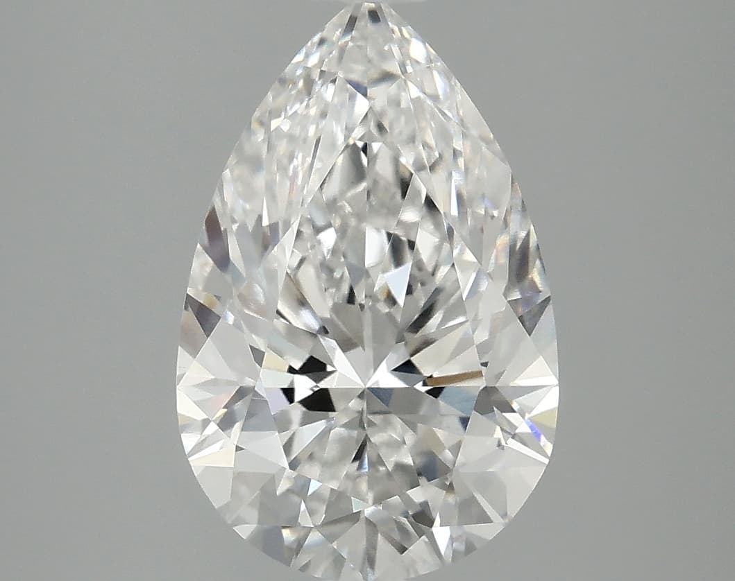 IGI | 2.97ct | Pear | E | VVS2 | Ideal