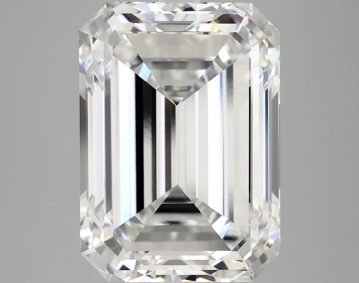 8.49ct | Emerald | F | VVS2 | Ideal