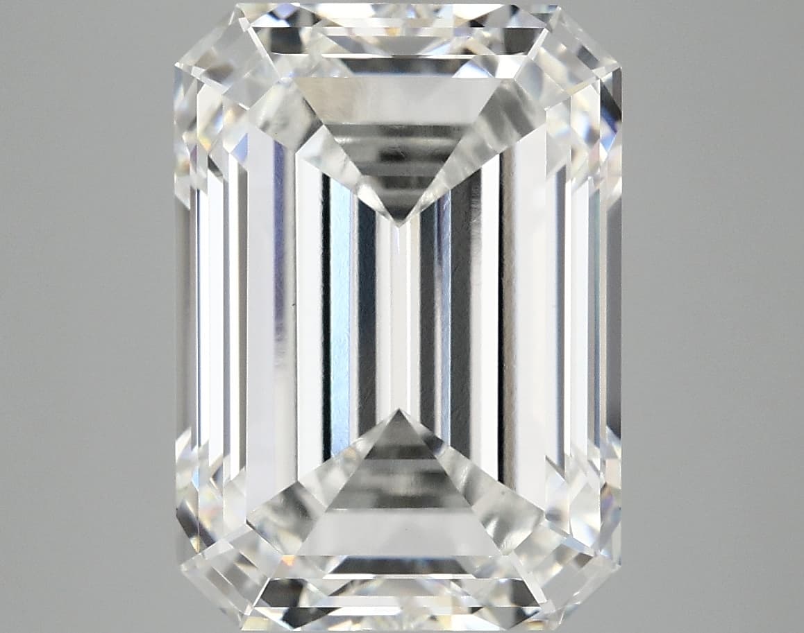 8.27ct | Emerald | F | VS1 | Ideal