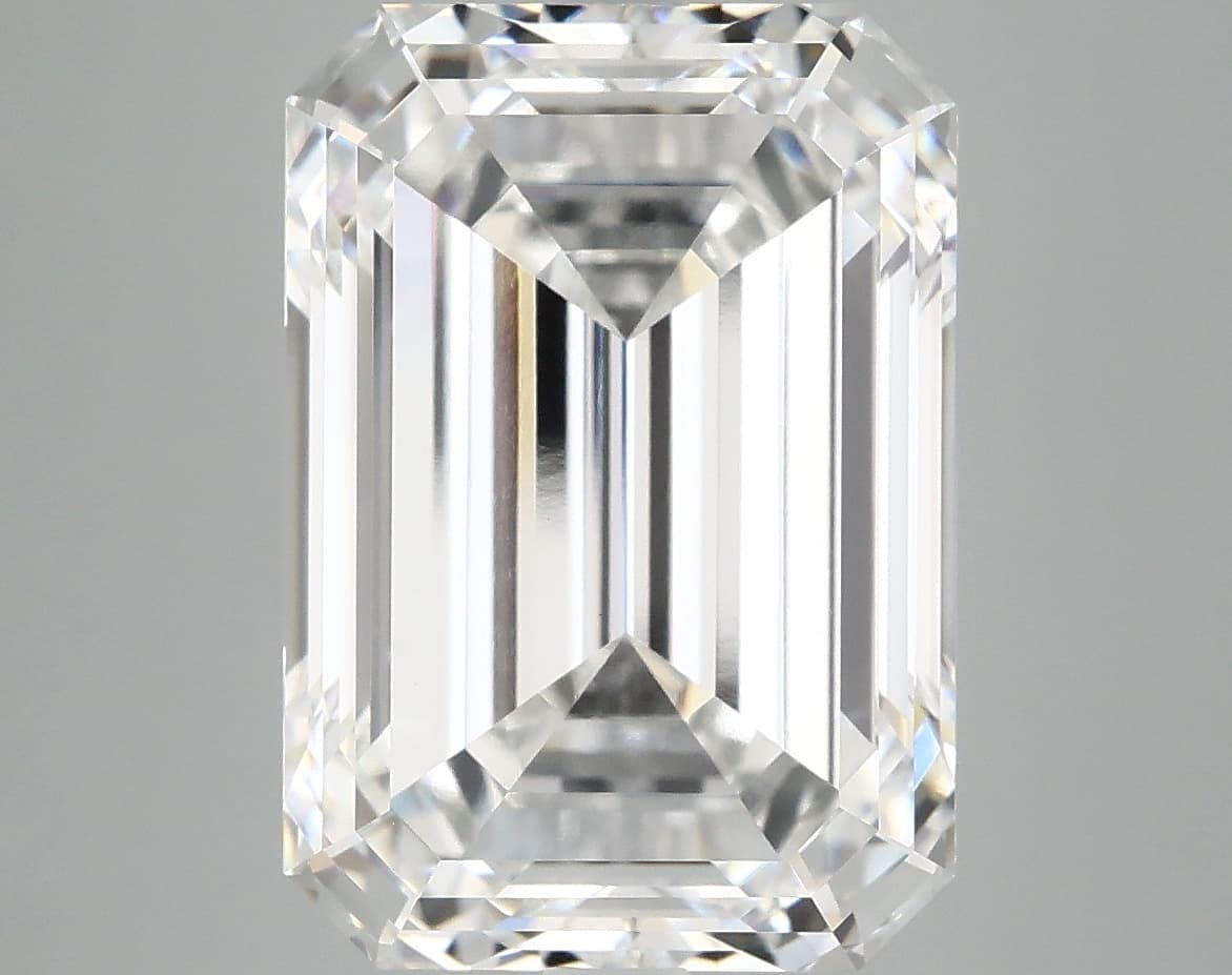 8.26ct | Emerald | F | VVS2 | Ideal