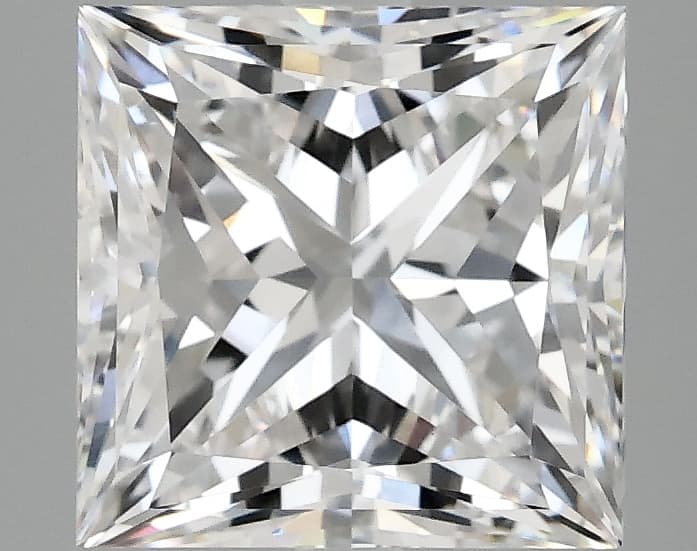 2.96ct | Princess | D | VVS2 | Ideal