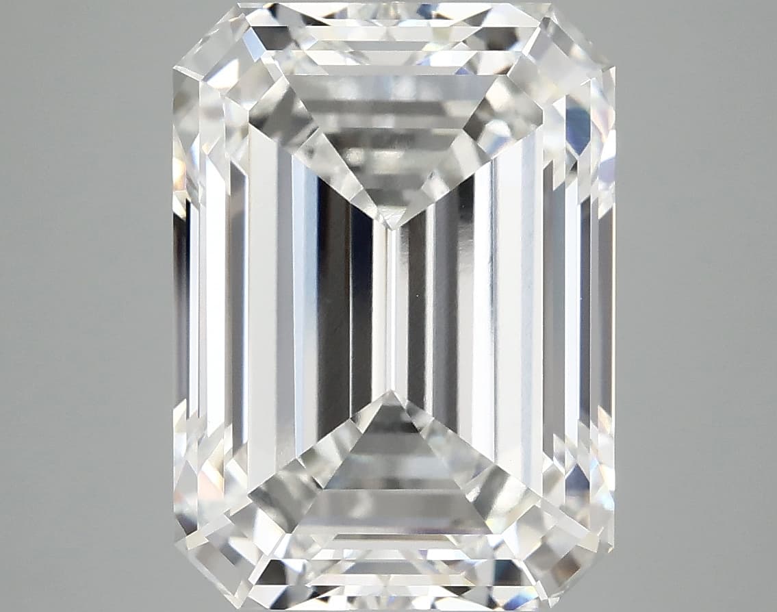 IGI | 8.1ct | Emerald | F | VVS2 | Ideal