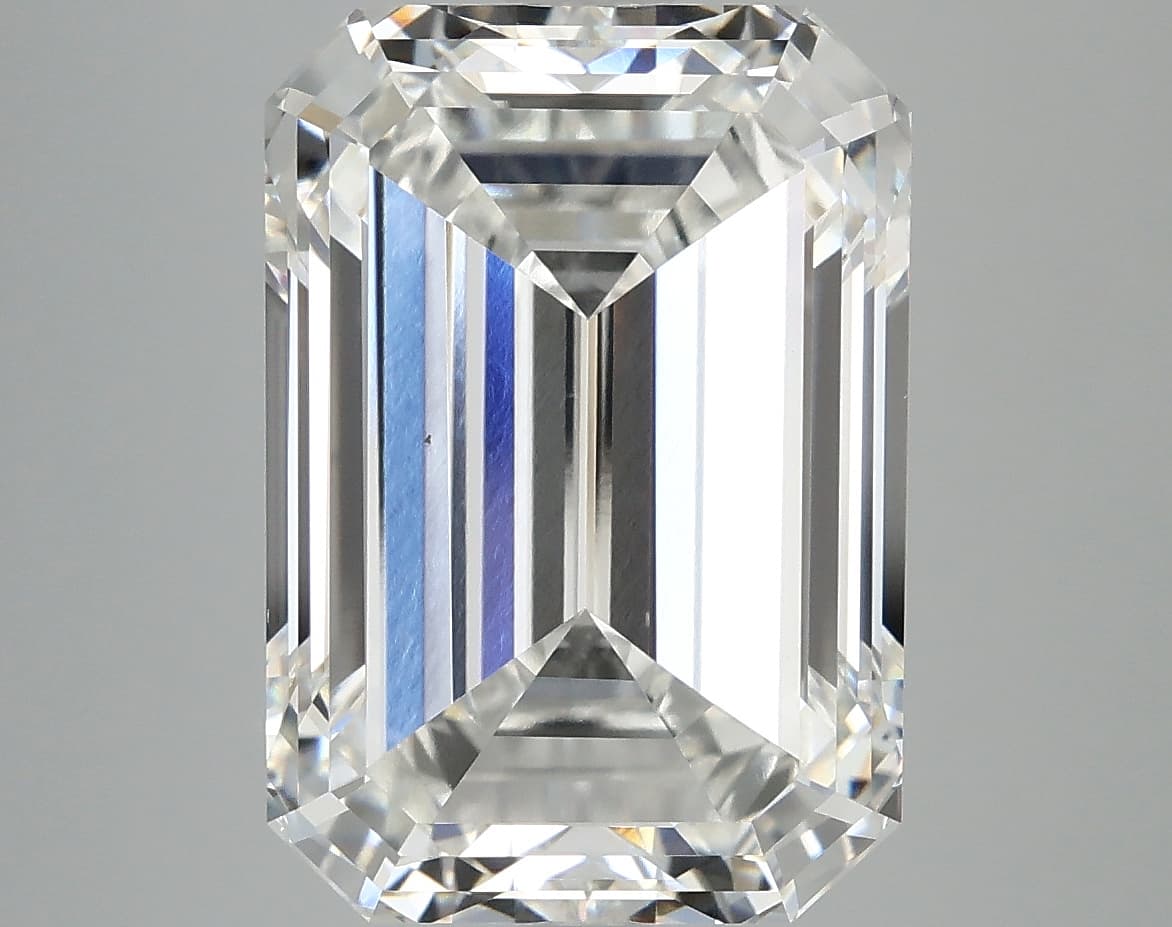 8.36ct | Emerald | F | VS1 | Ideal