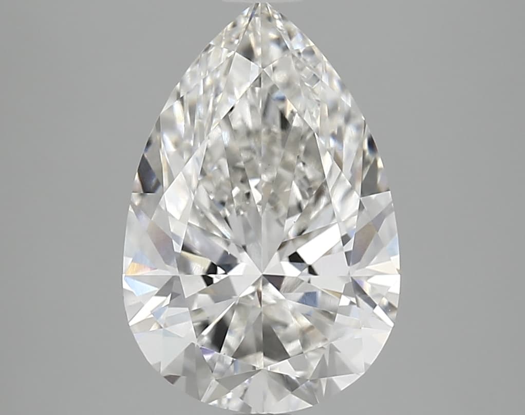 3.96ct | Pear | F | VS1 | Excellent