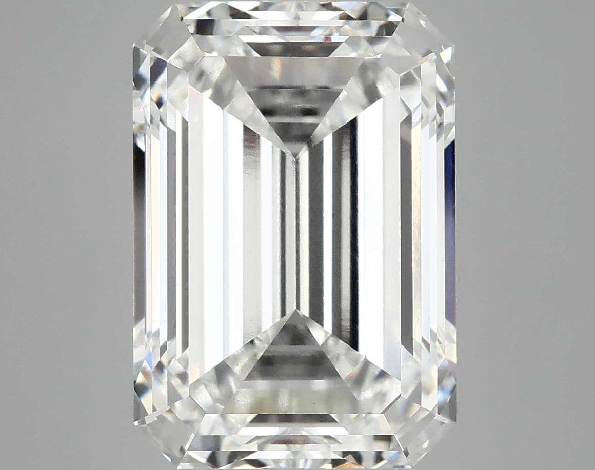 8.06ct | Emerald | F | VVS2 | Ideal