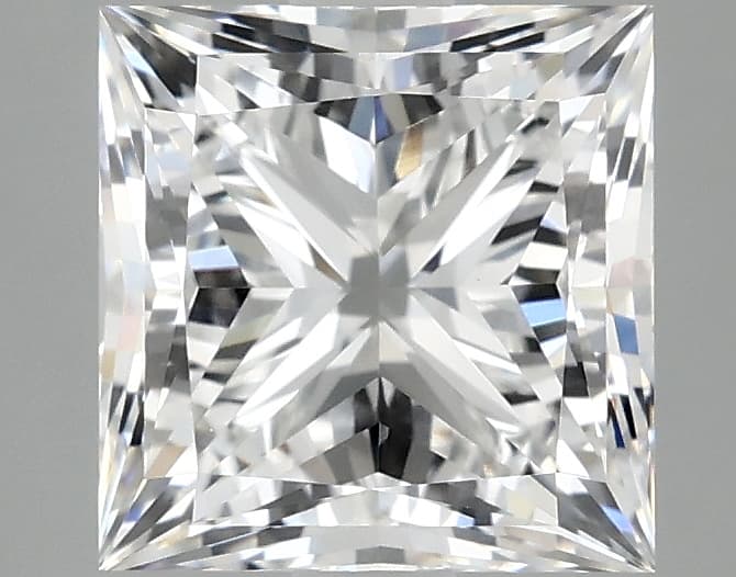 IGI | 2.91ct | Princess | E | VVS2 | Ideal