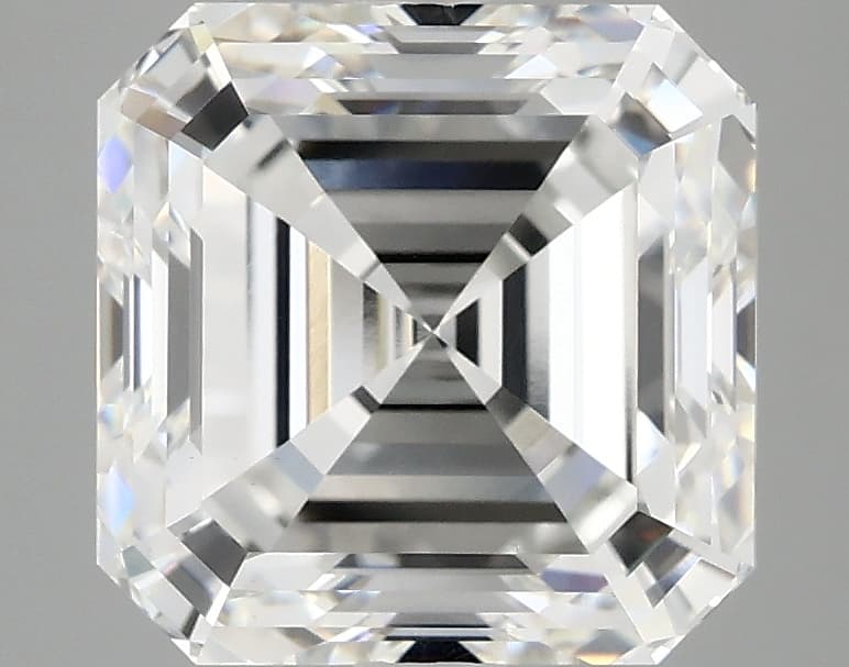 4.4ct | Asscher | F | VVS2 | Ideal