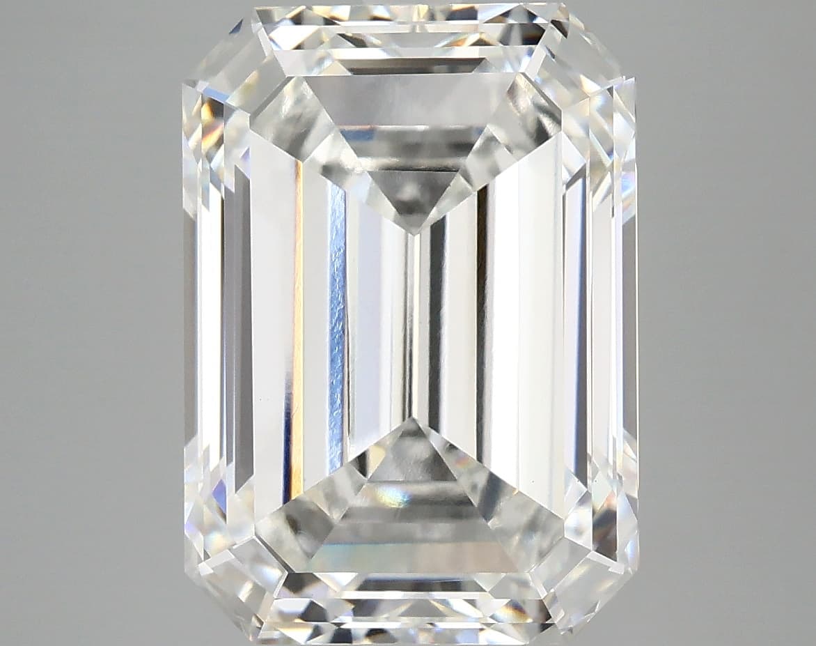 8.17ct | Emerald | F | VVS2 | Ideal