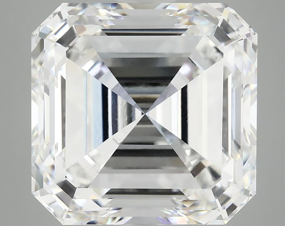 8.01ct | Asscher | F | VVS2 | Ideal