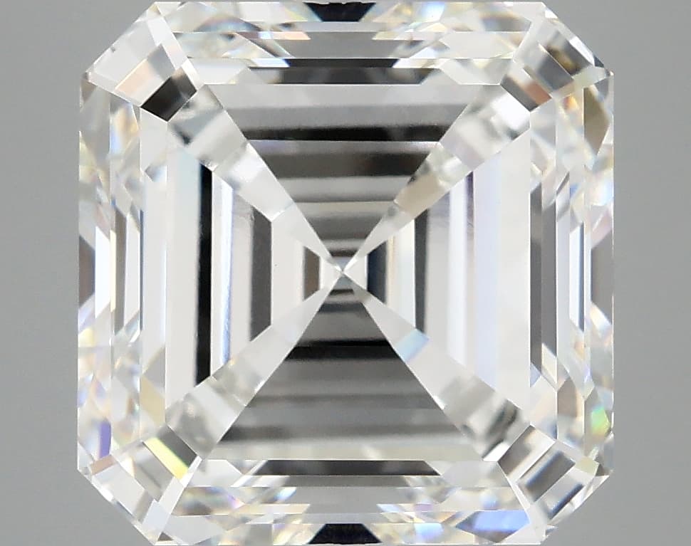 8.09ct | Asscher | F | VVS2 | Ideal