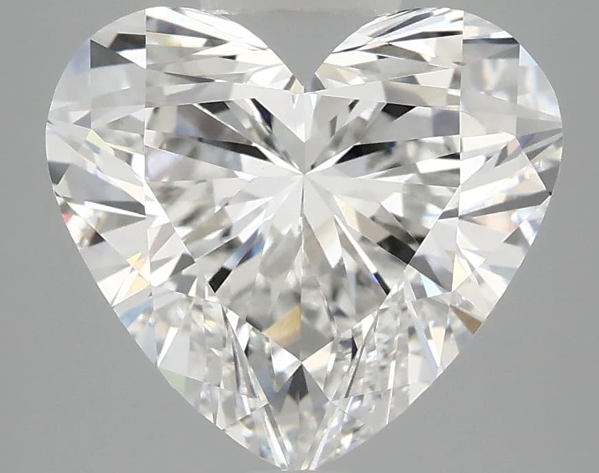 4.16ct | Heart | F | VVS2 | Ideal