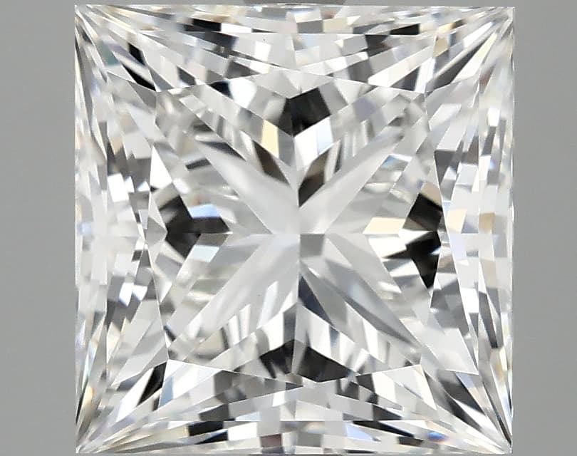 IGI | 3.9ct | Princess | F | VVS2 | Ideal