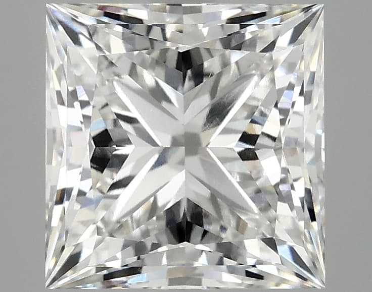3.75ct | Princess | F | VVS2 | Ideal
