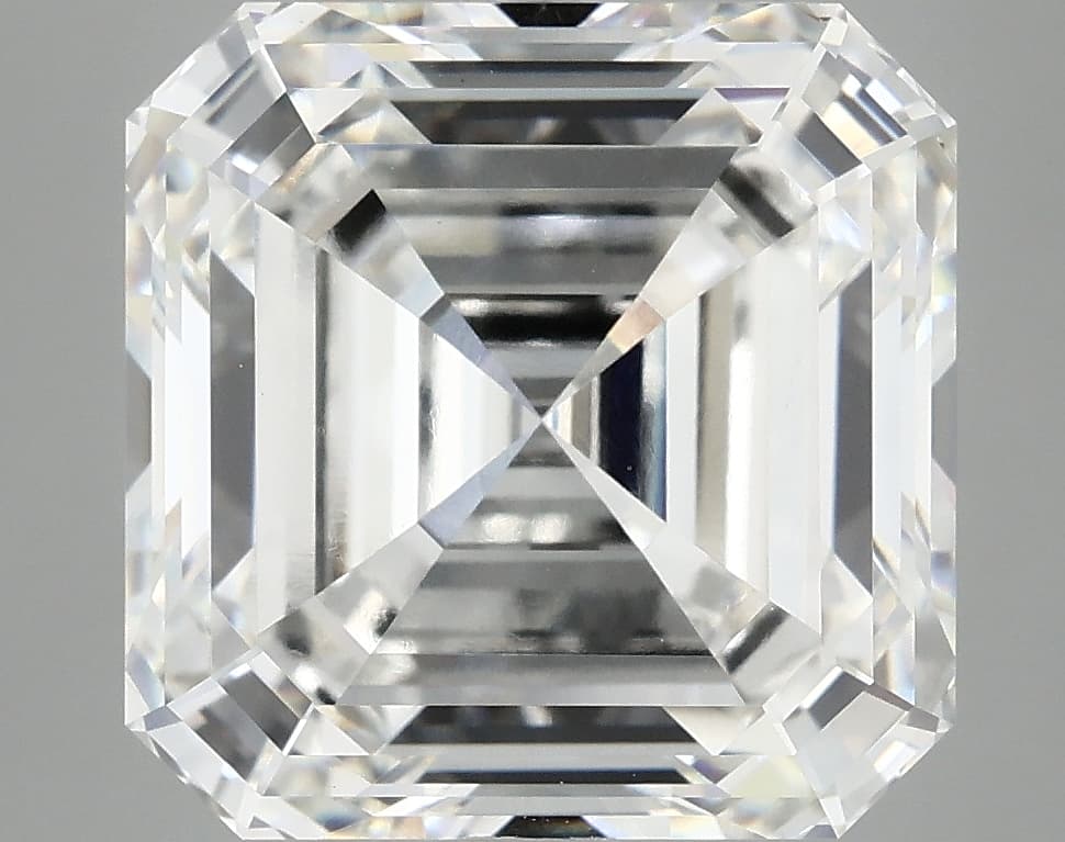 8.1ct | Asscher | F | VVS2 | Ideal