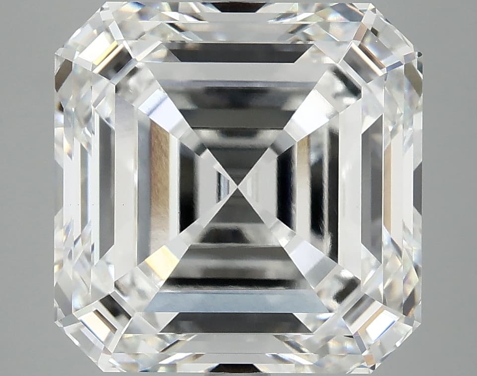 7.76ct | Asscher | F | VVS2 | Ideal