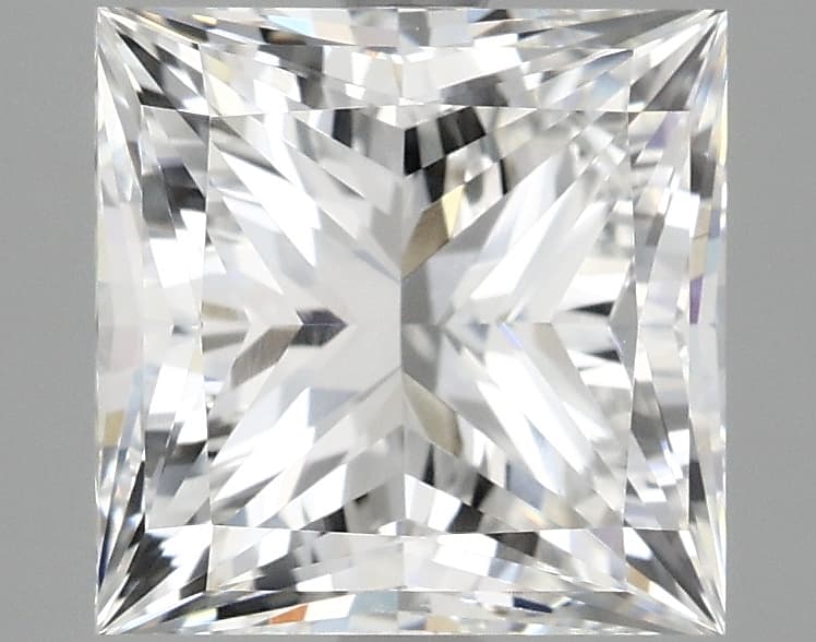 IGI | 3.92ct | Princess | E | VVS2 | Ideal