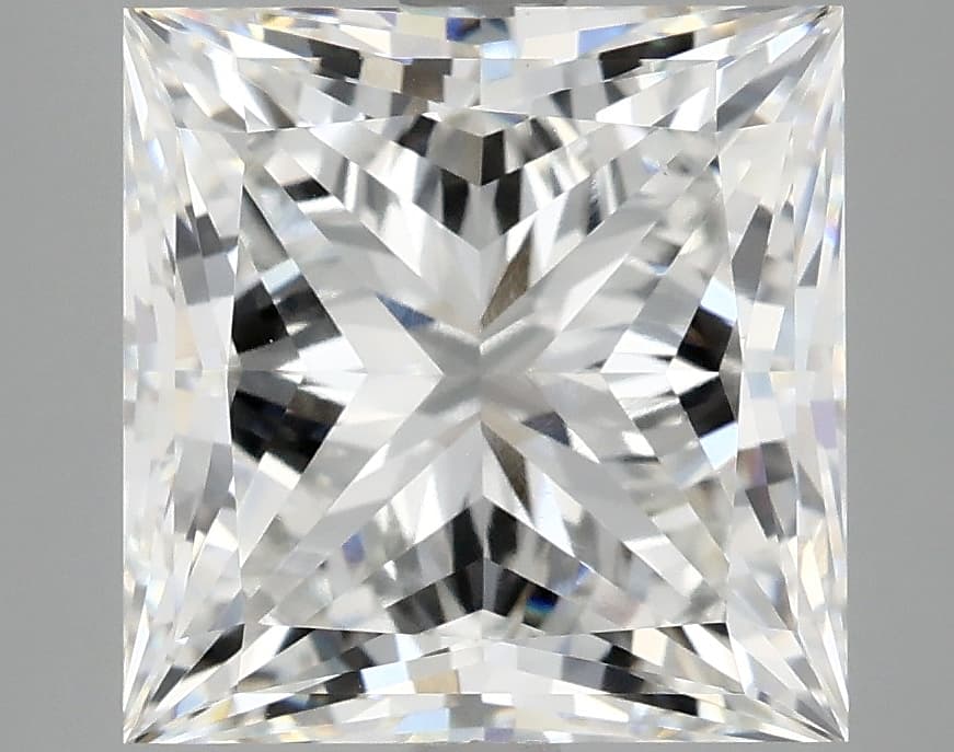 6.06ct | Princess | F | VVS2 | Ideal