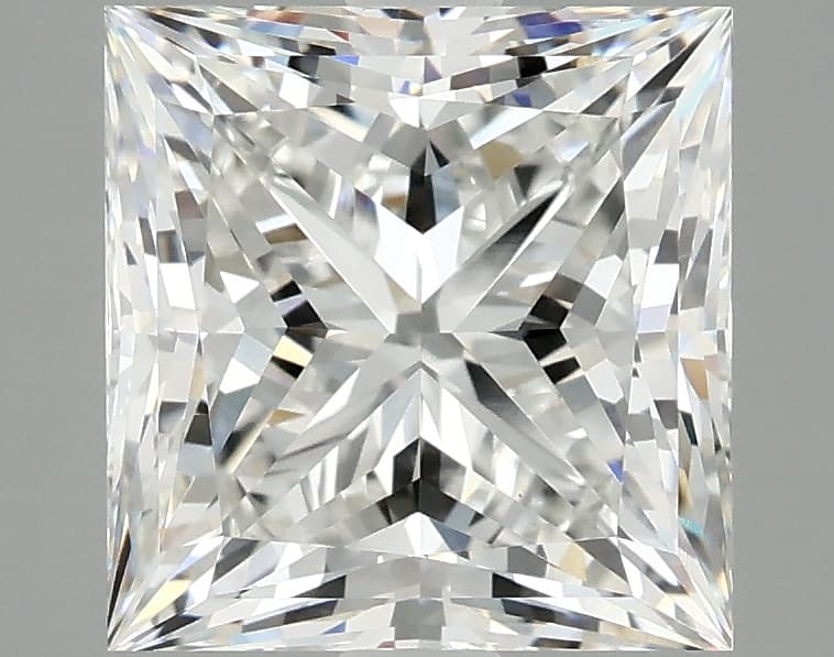 IGI | 3.92ct | Princess | E | VVS2 | Ideal