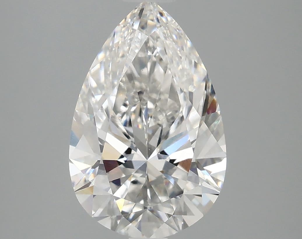 IGI | 2.97ct | Pear | F | VVS2 | Excellent
