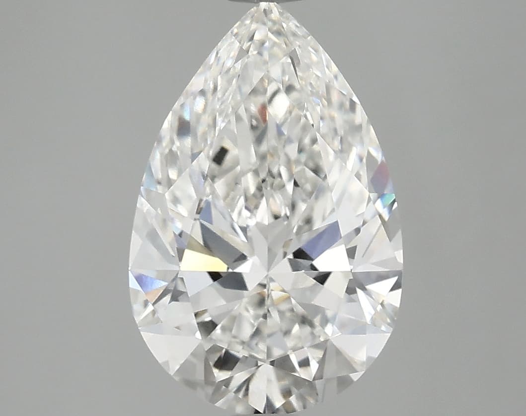 IGI | 2.97ct | Pear | F | VVS2 | Excellent