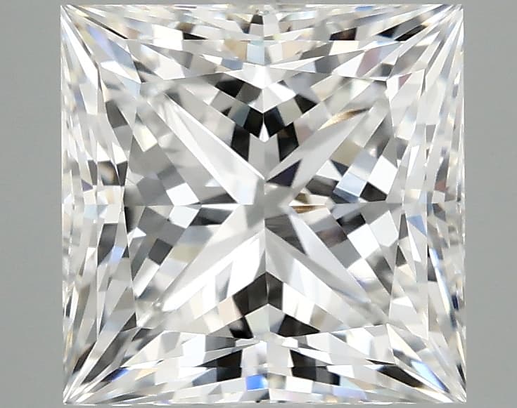 3.76ct | Princess | E | VVS2 | Excellent