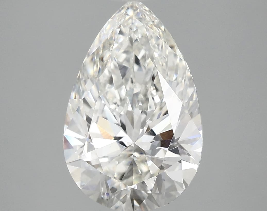 IGI | 2.97ct | Pear | F | VVS2 | Excellent