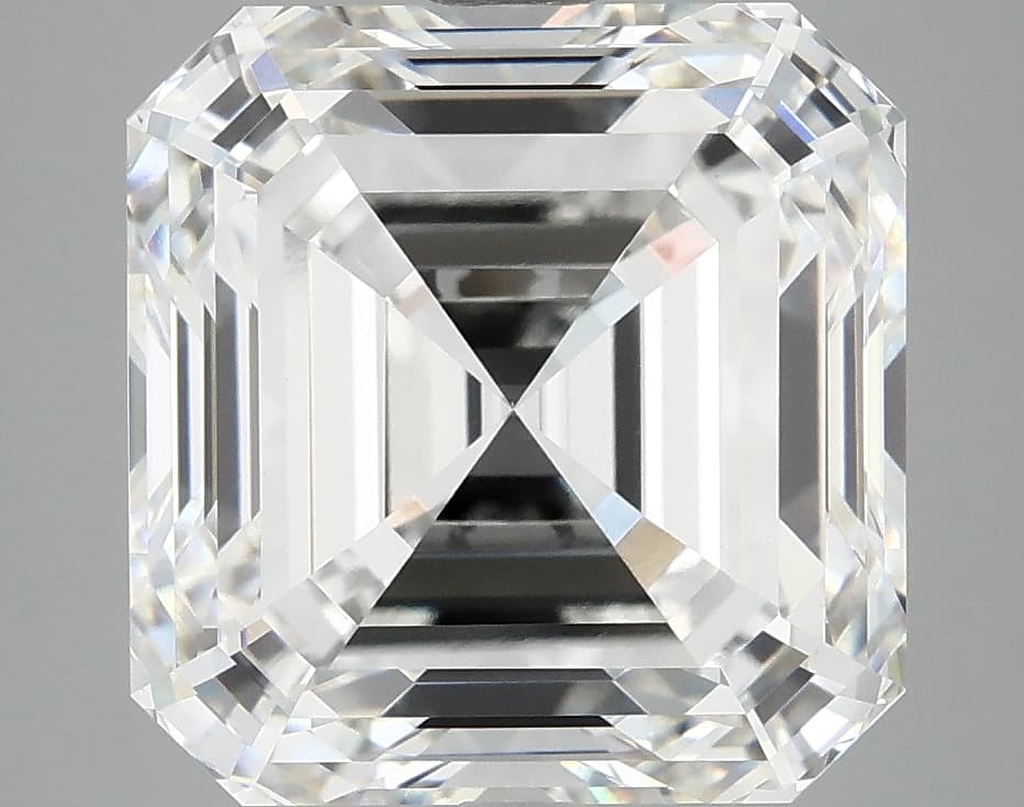 7.06ct | Asscher | F | VVS2 | Ideal