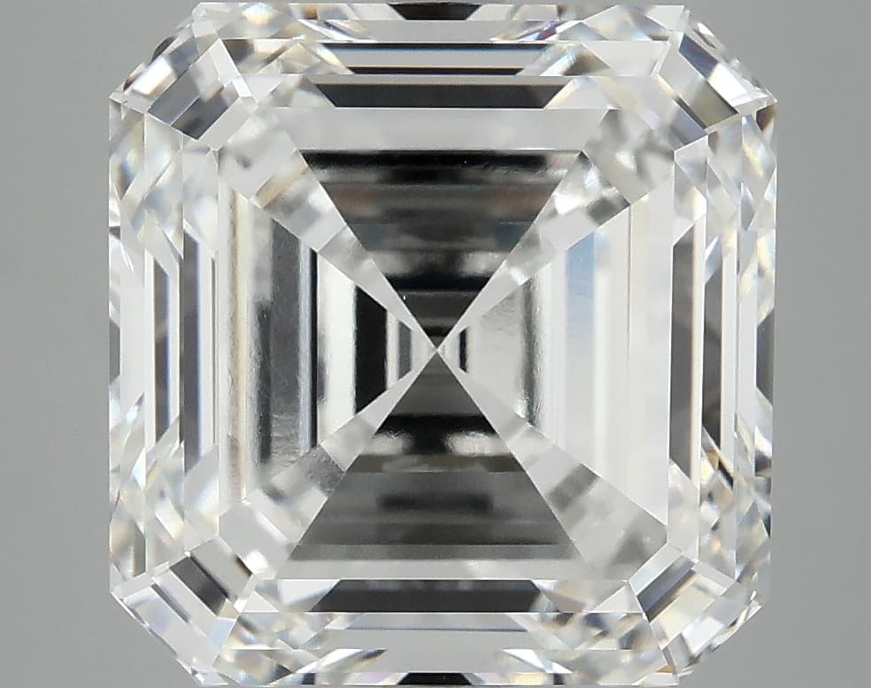 8.29ct | Asscher | F | VVS2 | Ideal