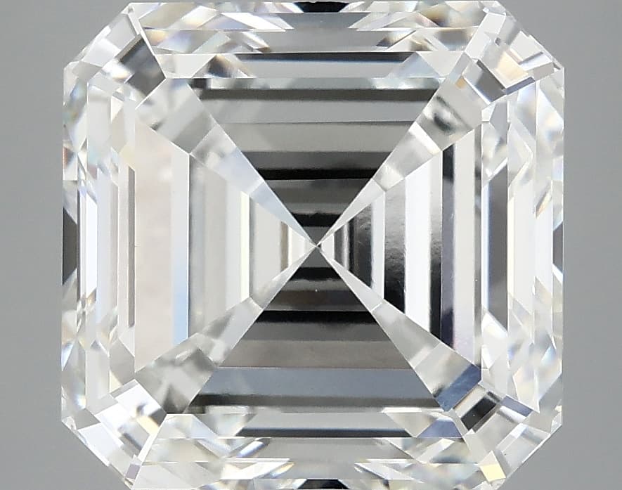 6.58ct | Asscher | F | VVS2 | Ideal