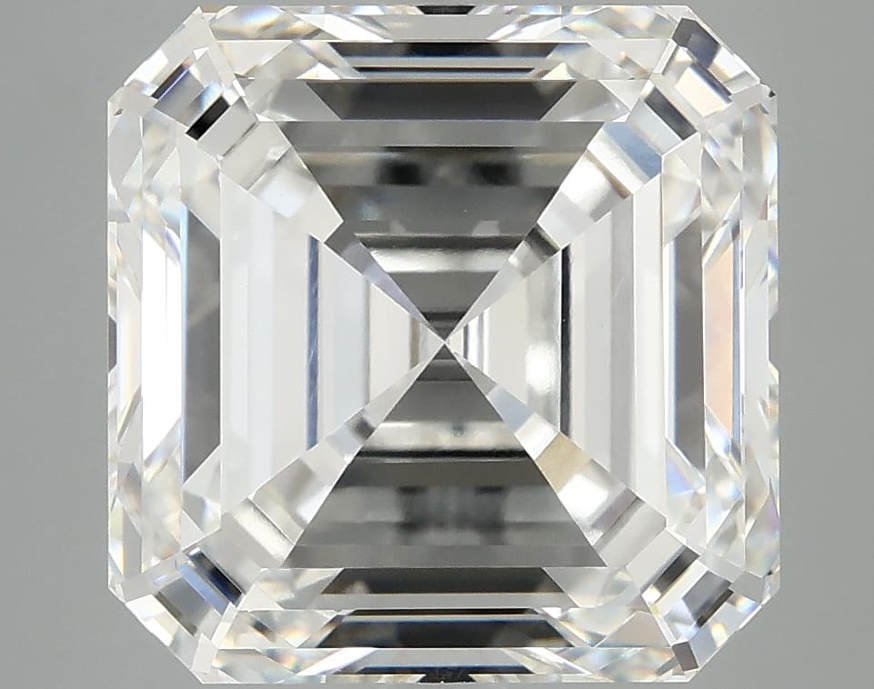 8.11ct | Asscher | F | VVS2 | Ideal