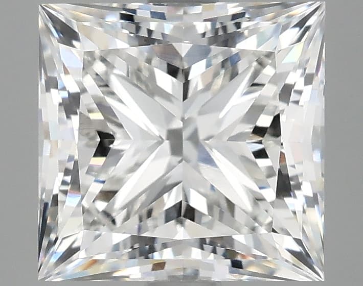 IGI | 3.57ct | Princess | E | VVS2 | Ideal