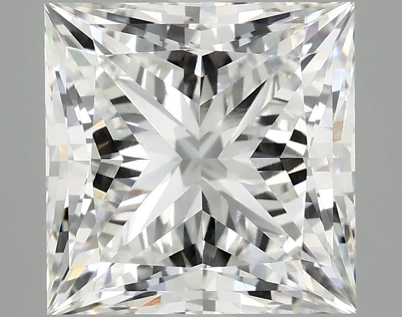 4.85ct | Princess | F | VS1 | Ideal