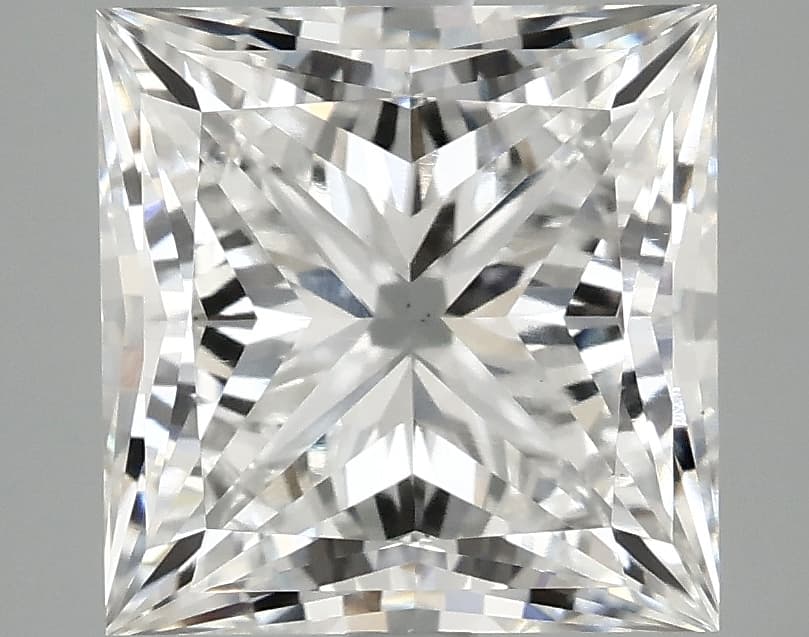 IGI | 3.91ct | Princess | F | VS1 | Ideal