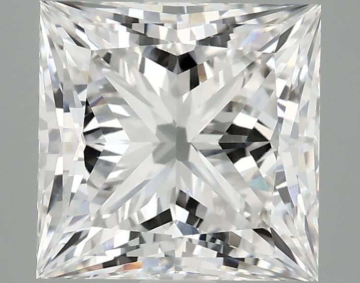 IGI | 3.58ct | Princess | F | VVS2 | Ideal