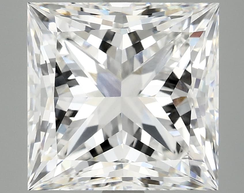 5.71ct | Princess | E | VVS2 | Ideal