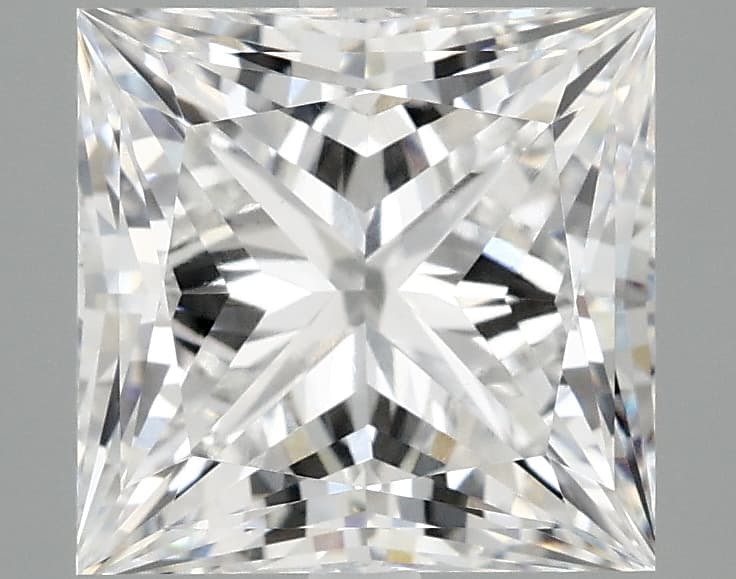 3.86ct | Princess | E | VVS2 | Excellent