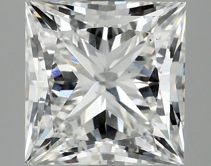 3.87ct | Princess | F | VS1 | Ideal