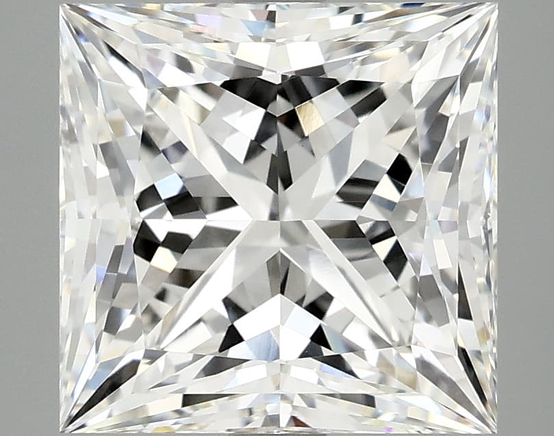 IGI | 5.1ct | Princess | F | VVS2 | Ideal