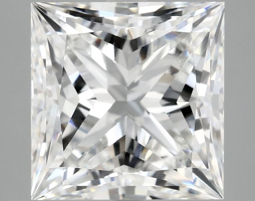 5.89ct | Princess | E | VVS2 | Ideal