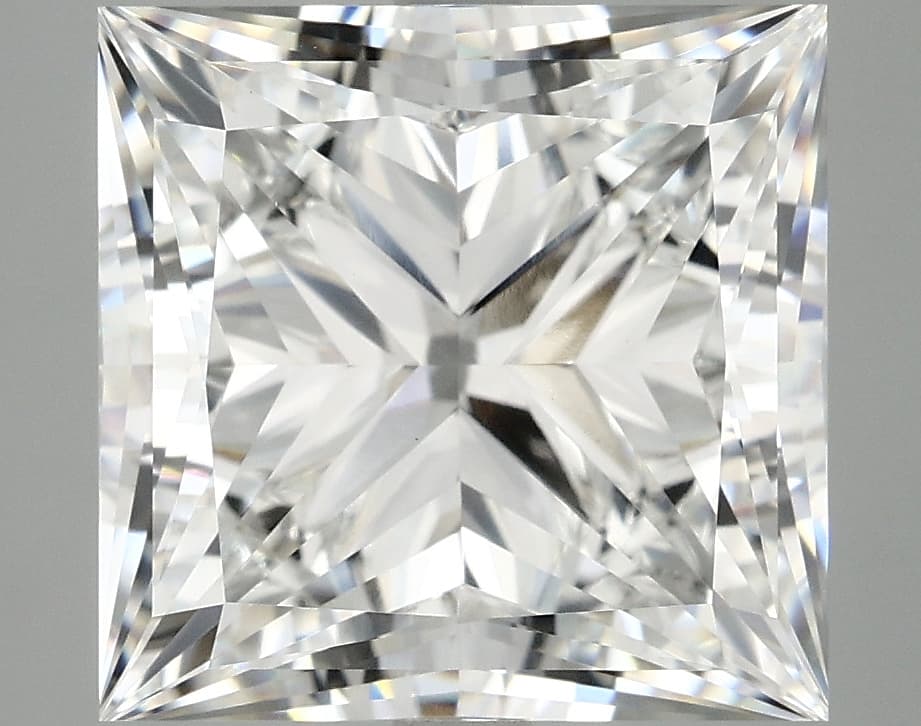 IGI | 7.02ct | Princess | E | VVS2 | Ideal