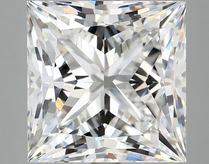 5.71ct | Princess | F | VVS2 | Ideal