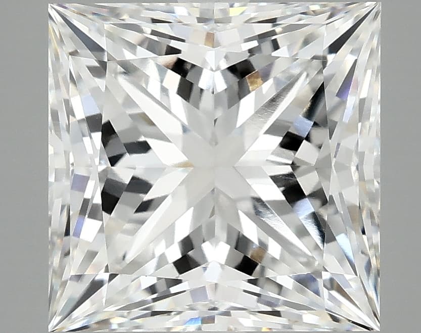 IGI | 5.74ct | Princess | F | VVS2 | Ideal