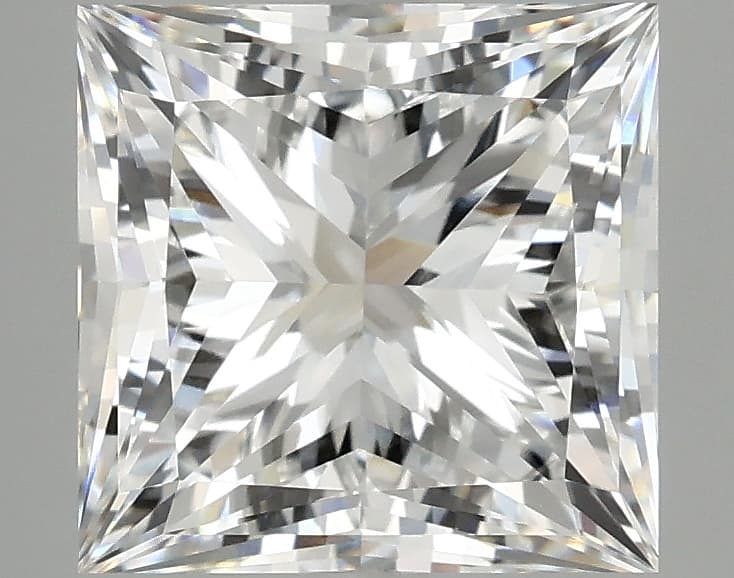 3.98ct | Princess | E | VVS2 | Ideal